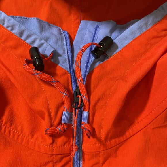 Marmot ‘96 Active Anorak Hooded Jacket Size XL Red Sustainable Water Resistant - Picture 4 of 10